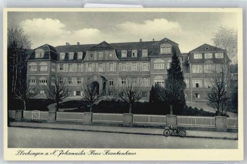 Plochingen Krankenhaus Baum Motorrad Zaun