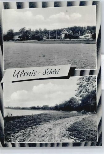Ulsnis Fluss Haus Baum Wiese