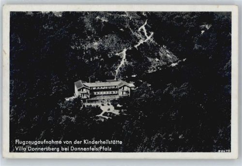 Dannenfels Fliegeraufnahme, Kinderheilstätte Villa Donnersberg