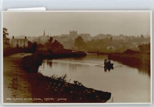 Exeter - Fluss Boot Haus Baum