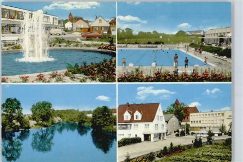 Kirchlengern Schwimmbad Springbrunnen Auto