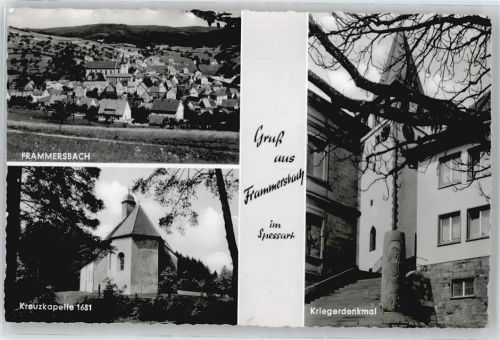 Frammersbach Panorama Berg Denkmal Kapelle