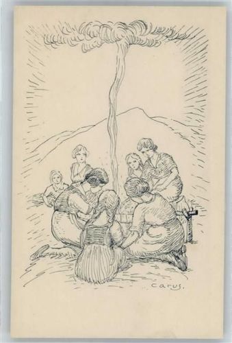 No.38 , Frauen am Lagerfeuer