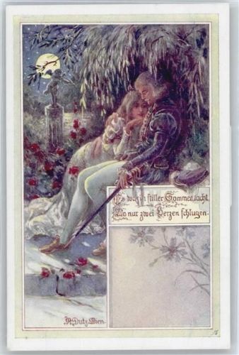 Bund der Deutschen in Niederösterreich No 74 , stille Sommernacht , sign. R.Dutz