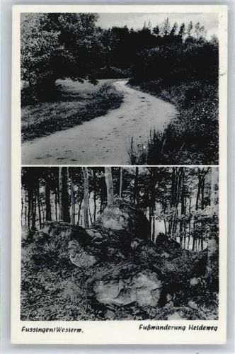 Fussingen Fußwanderung Heideweg