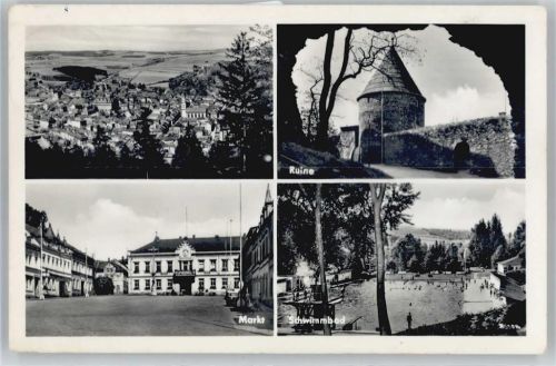Elsterberg Markt, Schwimmbad, Ruine