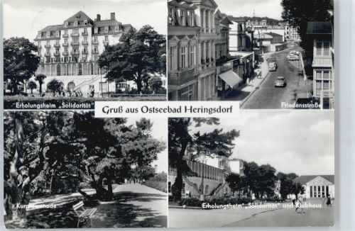 Heringsdorf Erholungsheim Solidarität, Kurpromenade, Friedensstraße