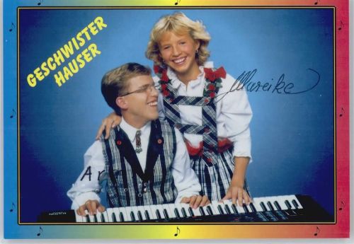 Geschwister Hauser , signiert AKU2