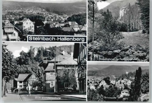 Steinbach-Hallenberg Teilansicht, Hattenburg, Finkensteine AKU1