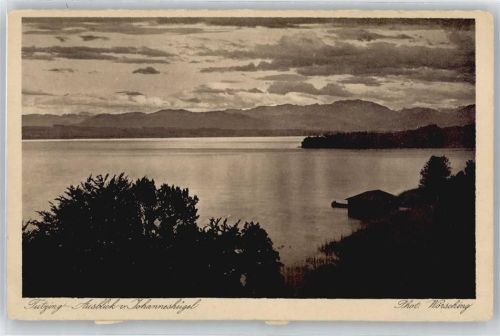 Tutzing Blick vom Johanneshügel, Starnberger See