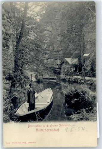 Hinterhermsdorf Bootstation Obere Schleuse