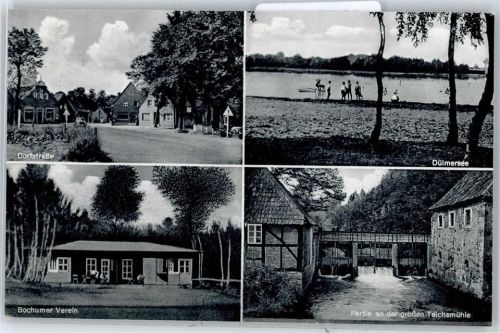 Hausdülmen Dorfstraße, Bochumer Verein, Dülmersee, Teichsmühle