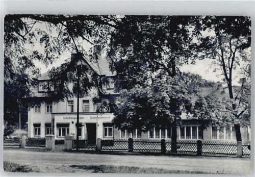 04849 O7282 Bad Düben - Erholungsheim Eisenhammer , Posthilfsstellenstempel