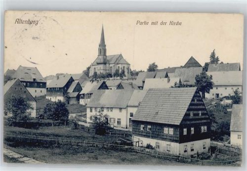 Altenberg Partie mit Kirche