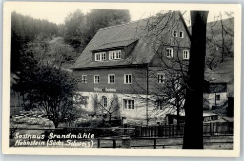 Hohnstein Gasthaus Grundmühle