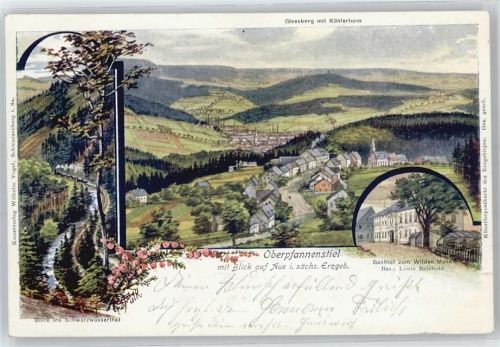Oberpfannenstiel Gleesberg , Gasthaus zum wilden Mann