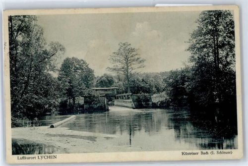 Lychen Küstriner Bach, Schleuse