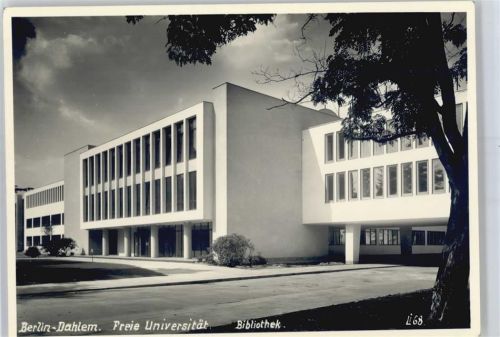 Dahlem Freie Universität, Bibliothek