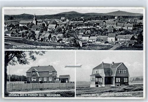 Benneckenstein Skihaus des 4. Pionier-Batl. Magdeburg, Skihaus des 12. Infant.-Reg. Quedlinburg