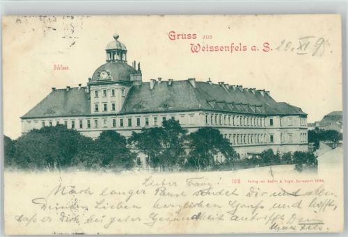 Weißenfels 1898 Schloß