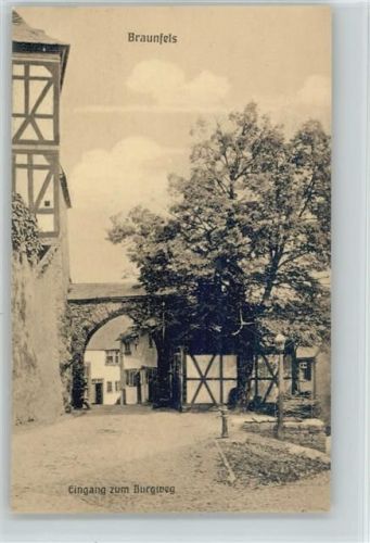 Braunfels Eingang Burgweg