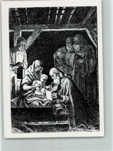 sign Konrad Volkert - christliches - Die Weisen im Morgenland - Nr. 22 Verlag Mendelsohn