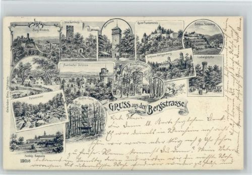 Schönberg Gruss aus der Bergstrasse