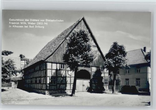 Alhausen Geburtshaus Friedrich Wilh. Weber Stempel
