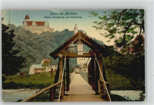 Penig Schloss Rochsburg Kettensteg