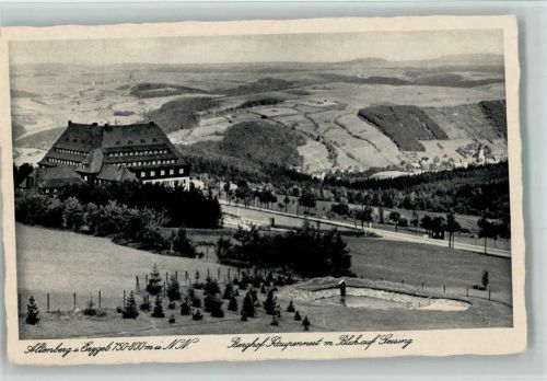 01773 O8242 Altenberg , Erzgeb 1936 - Berghof Raupennest mit Blick auf Geising