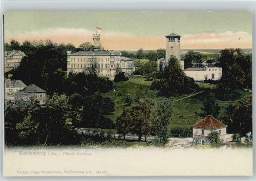 Waldenburg 1900 Fürstl. Schloß