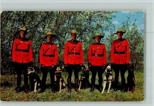 1958 Royal Canadian Mounties in Action - Polizei Uniformen