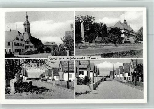 Schutterwald Ortsansichten 4-Bildaufnahme