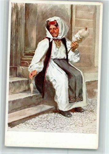 Dubrovnik Frau in Tracht