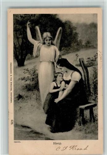Mutter und Kind werden beschützt 1920 AK