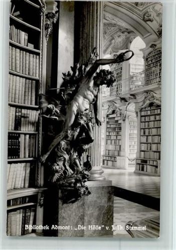 Admont Bibliothek Innenaufnahme Die Hölle von J. Th. Stammel