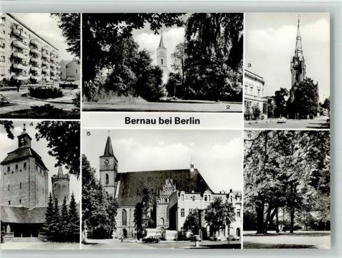 Bernau Karl-Marx-Straße Marienkirche Steintor Stadtpark