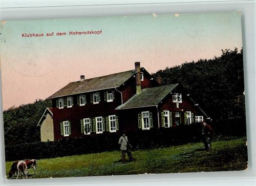 Hoherodskopf 1910 Klubhaus auf dem Hoherodskopf