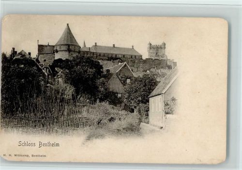 48455 W4444 Bad Bentheim Gebrauchsspuren Schloss Bentheim