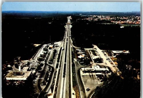 Feucht Autobahn Raststätte, Luftaufnahme