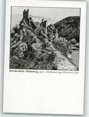 Manderscheid Niederburg sign. M. Bewerunge
