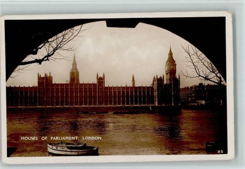 London 1934 Politik - Houses of Parlament AK