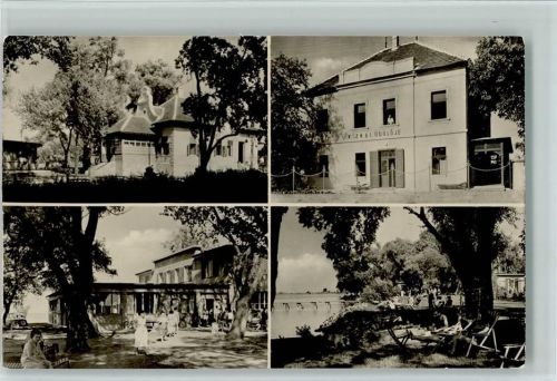 Balatonberény 1956 Mehrfach Bilder AK