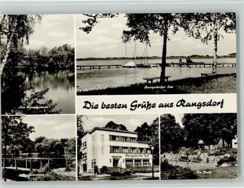 Rangsdorf am Nymphensee Rangsdorfer See Julowsee Rangsdorfer Hof im Park