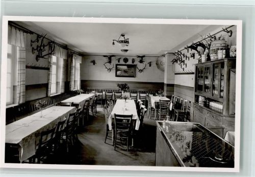Felsberg Wald-Restaurant Pension auf dem Felsberg Innenaufnahme Gastraum