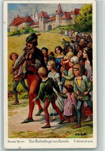 Nr. 6 Der Rattenfänger von Hameln AK