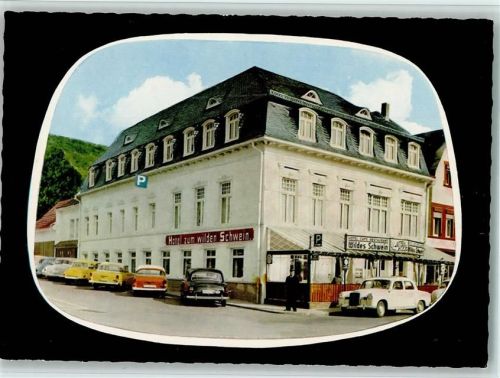 Adenau Hotel zum wilden Schwein Mercedes VW Käfer Opel