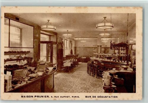 Paris 1919 Bar de Degustation - Maison Prunier , Rue Duphot