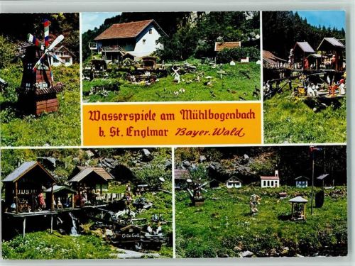 94366 W8445 Mühlbogen - Wasserspiele a. Mühlbogenbach