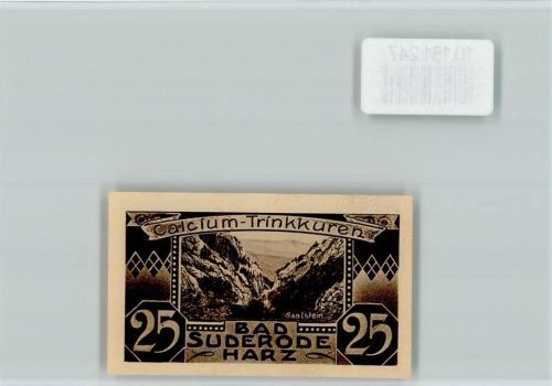 Bad Suderode Notgeld Saalstein